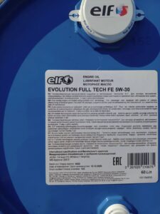 ELF Evolution Full Tech FE 5w30